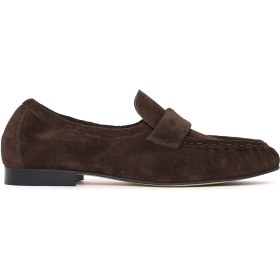 Resim Derimod Kadın Kahverengi Süet Deri Maskülen Loafer 26PFD260210 