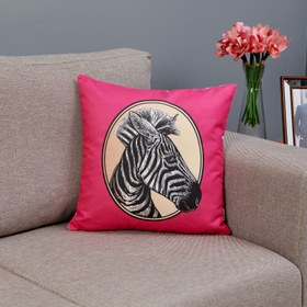 Resim Nuvomon Wild W1 Süet Kırlent - Fuşya - 43x43 cm 