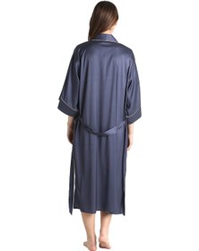 Resim U&me Saten Sabahlık Lacivert Um220431101 R007 Lacivert 