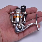 Resim 1 adet Tüm metal paslanmaz çelik dayanıklı metal balıkçılık makarası, deniz ve tatlı su balıkçılığı için uygun 4.3:1 dişli oranı, hafif döner makara, balıkçılık ekipman aksesuarları 