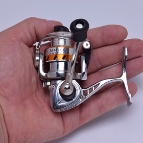 Resim 1 adet Tüm metal paslanmaz çelik dayanıklı metal balıkçılık makarası, deniz ve tatlı su balıkçılığı için uygun 4.3:1 dişli oranı, hafif döner makara, balıkçılık ekipman aksesuarları 