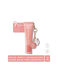 Resim Herbaderm Parlak Dudak Balmı Pembe Greyfurt Aromalı 10 Ml Charm Hediyeli 