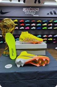 Resim Air Zoom Mercurial Superfly 9 FG Sarı 