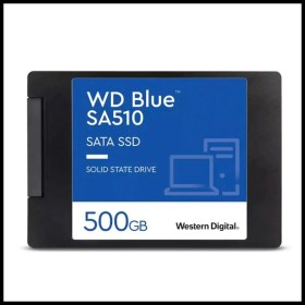 Resim Wd Blue SA510, WDS500G3B0A, 500GB, 560/510, 3D Nand, 2,5&quot; Sata, SSD 