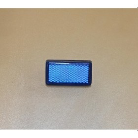 Resim Mini Dikdörtgen Mavi Renk Reflektör 2 Adet 6mm Vidalı 