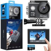 Resim Akaso V50 Elite 4k60fps Dokunmatik Ekran Wifi Su Geçirmez Aksiyon Kamerası With 128gb Microsd Card 