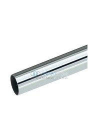 Resim Krom Parlak Yuvarlak Gardrop Askı Borusu 