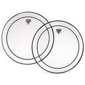 Resim Remo 12'' Pinstripe Clear Tom Derisi 