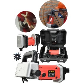 Resim Power Black Kanal Açma 2000W Kanal Açma Makinası Turbo Motor 