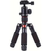 Resim Challenger 360 Derece Top Kafa Hafif Seyahat Standı Masaüstü Mini Tripod Kırmızı Dslr Slr Kamera İçin Taşınabilir 