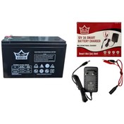 Resim Ortec 12v 7ah Akü Ve 1 Ah Şarj Aleti 