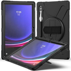 Resim Samsung Galaxy Tab S11 Ultra SM-X930 Uyumlu Defender Serisi Koruyucu Silikon Kılıf 
