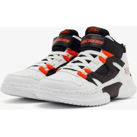Resim Skechers Skx Court Hype Büyük Erkek Çocuk Beyaz Basketbol Ayakkabısı 406072L Wbo 
