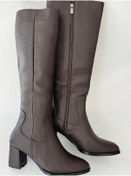 Resim selinnce ROGUE kadın topuklu deri çizme 