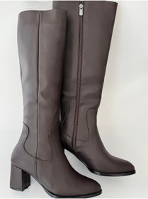 Resim selinnce ROGUE kadın topuklu deri çizme 