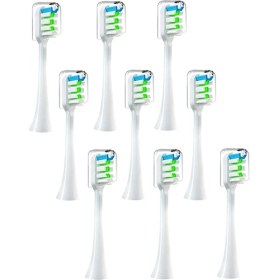 Resim 9 Adet Soocas V1 V1 X3 X3U X5 D2 D3 Soocare Soocare Sonıc Elektrik Diş Fırcrush Kafa Yumuşak Kılı, B (Yurt Dışından) 