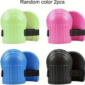 Resim Fochsia 1 Veya 2 Adet Rahat Köpük Dizlik - Bahçe, Temizlik Ve Spor İçin - Yetişkinler İçin - Rastgele Renk Rastgele Renk 