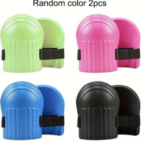 Resim Fochsia 1 Veya 2 Adet Rahat Köpük Dizlik - Bahçe, Temizlik Ve Spor İçin - Yetişkinler İçin - Rastgele Renk Rastgele Renk 