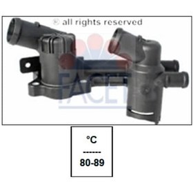 Resim Vw Jetta 1.2 Tsı Cbzb 11→ Termostat 80 - 89 Derecec 03f121111a Facet 