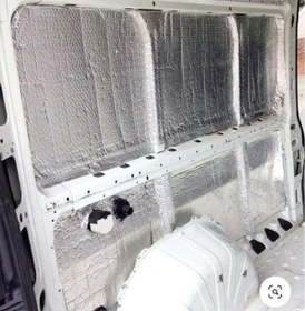 Resim Kaput Altı Alüminyum Folyolu Yalıtım 120x100cm 6mm Yapışkanlı Karavan Oto Ses Yalıtım 