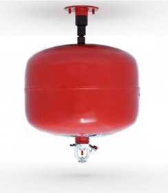 Resim Yangın Söndürme Sistemleri 6 Kg Tozlu Tavan Tipi Sprinkli Otomatik Söndürme Sistemi Yangın Tüpü 