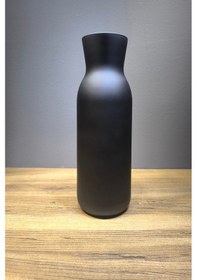 Resim Cam Vazo Mat Seri 25 Cm Yükseklik 9 Genişlik Yeni Model Seri Siyah 