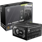 Resim MSI MAG A1000GL PCIE5 1000W 80+ GOLD POWER SUPPLY 