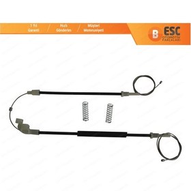 Resim Volvo S40 V40 MK1 644 645 1995-2004 İçin Ön Sağ Cam Kriko Seti 