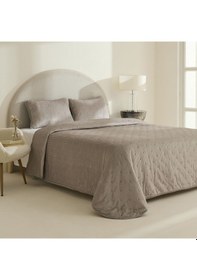 Resim Karaca Home Lorıan Çift Kişilik Yatak Örtüsü Seti Gri Gri 