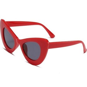 Resim Joyhub Üçgen Kedi Gözü Uv Koruyucu Güneş Gözlüğü D6x9d5 Gri 