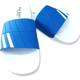 Resim Fly Soft S263.076 Erkek Havuz - Plaj Günlük Terlik Saks - Beyaz 