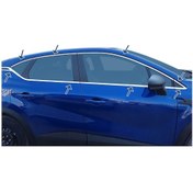 Resim Autogp Renault Captur Cam Çerçevesi Kenar Çıtası Krom Tamtur 2021+ 18 Parça Au-rn- 1346 