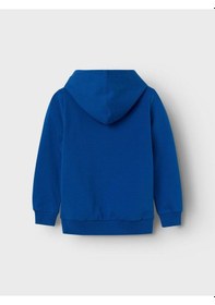 Resim Name It Among Us Baskılı Kapüşonlu Sweatshirt-erkek Çocuk-günlük Mavi 