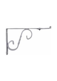 Resim Ayarlı Ferforje Raf Altı No:1 Beyaz 