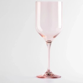 Resim Sunset Kristal Kırmızı Şarap Kadehi Pudra 400 cc 