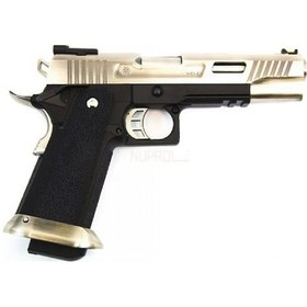 Resim We E-force Gen2 T-rex Hi-capa 5.1" Silver Gbb Airsoft Tabanca 