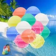Resim 6 Adet Farklı Renkli Su Balonu, File Torbalarla Birlikte, Kendinden Kapanan Silikon Toplar, Kolay Doldurulan Yazlık Oyuncağı, Havuz, Plaj, Park, Açık Hava Etkinlikleri İçin Güvenli Manyetik Olmayan Su Balonları 