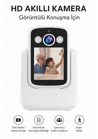 Resim Hd Akıllı Kamera Wi-fi Destekli, Görüntülü Konuşma Özellikli 