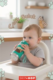 Resim Skip Hop PİPETLİ PASLANMAZ ÇELİK PUG SULUK 
