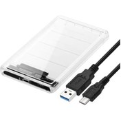 Resim Genel Markalar Cdg-hdc-30tc 2.5" Usb 3.1 Uyumlu Şeffaf Sata 3 Harici Hdd Kutusu 