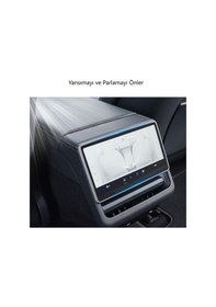 Resim Tesla Y Arka Ekran 8 İnç Mat Ekran Koruyucu Yansımayı 