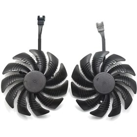 Resim Everflow Gigabyte RX480 RX470 RX570 RX580 Ekran Kartı Fanı A ve B Tipi 