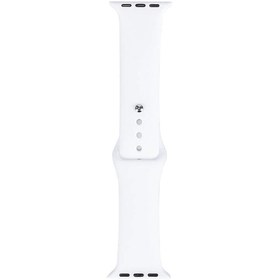 Resim Watch 42mm Band Serisi Klasik Kordon Silikon Strap Kayış-Beyaz 