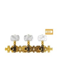 Resim Valencia Vcmh0280-pr Klasik Gitar Burgusu Sedefli 3 Sağ 3 Sol 