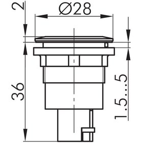 Resim Schlegel Rrj rj45 stb Çap 22mm Dişi Konnektör 