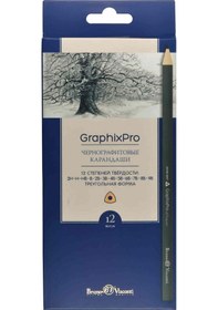 Resim Sketch&Art Graphixpro Kurşun Kalem Seti 12Li 2H-9B N-21-0039 