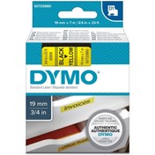 Resim Dymo S0720880 D1 Yedek Şerit, 19 Mm X 7 Metre Sarı- Siyah ( 45808) 