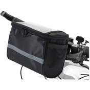 Resim Xindoker Süper Kapasiteli Bisiklet Kolu Çantası - 600d Mesh Malzeme, Çift Zip, Tüm Bisikletlere Uygun, Siyah Çok Renkli 