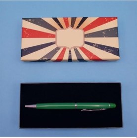 Resim Yeşil Tükenmez Kalem Dekoratif Hediyelik 