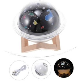 Resim Hava Nemlendirici Led Işıklı Gece Lambası Yıldız Görünümlü Renk Değiştiren 